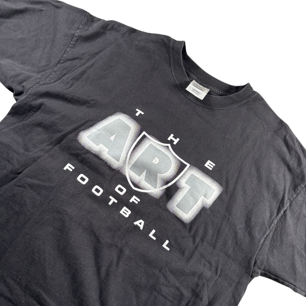 The Art of Football Port and Company Raiders Graphic tee Mens XL Streetwear Y2K‎